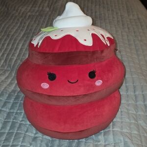 HODEL 🥞 HTF 12" Red Velvet Xtra Stuffed Pancakes w Frosting Squishmallows NWT